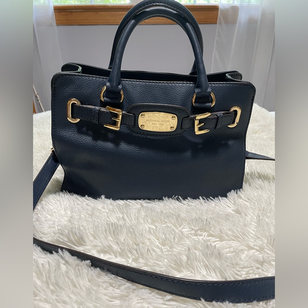 Navy Blue Michael Kors Purse